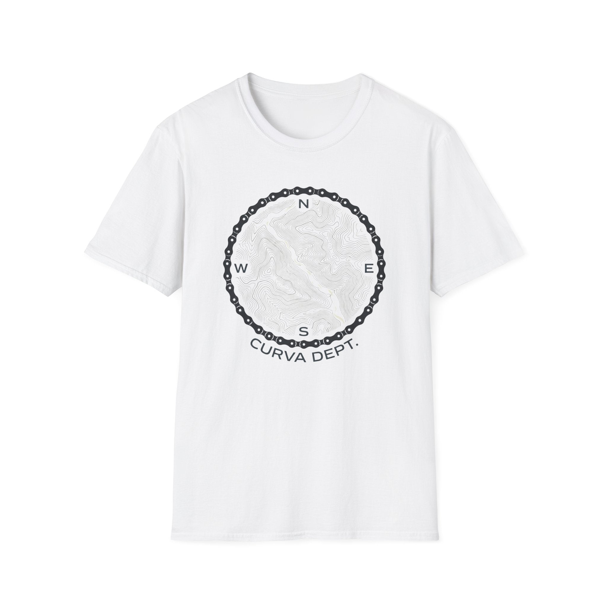 Compass chain  — Trail Culture Tee | Curva Department
