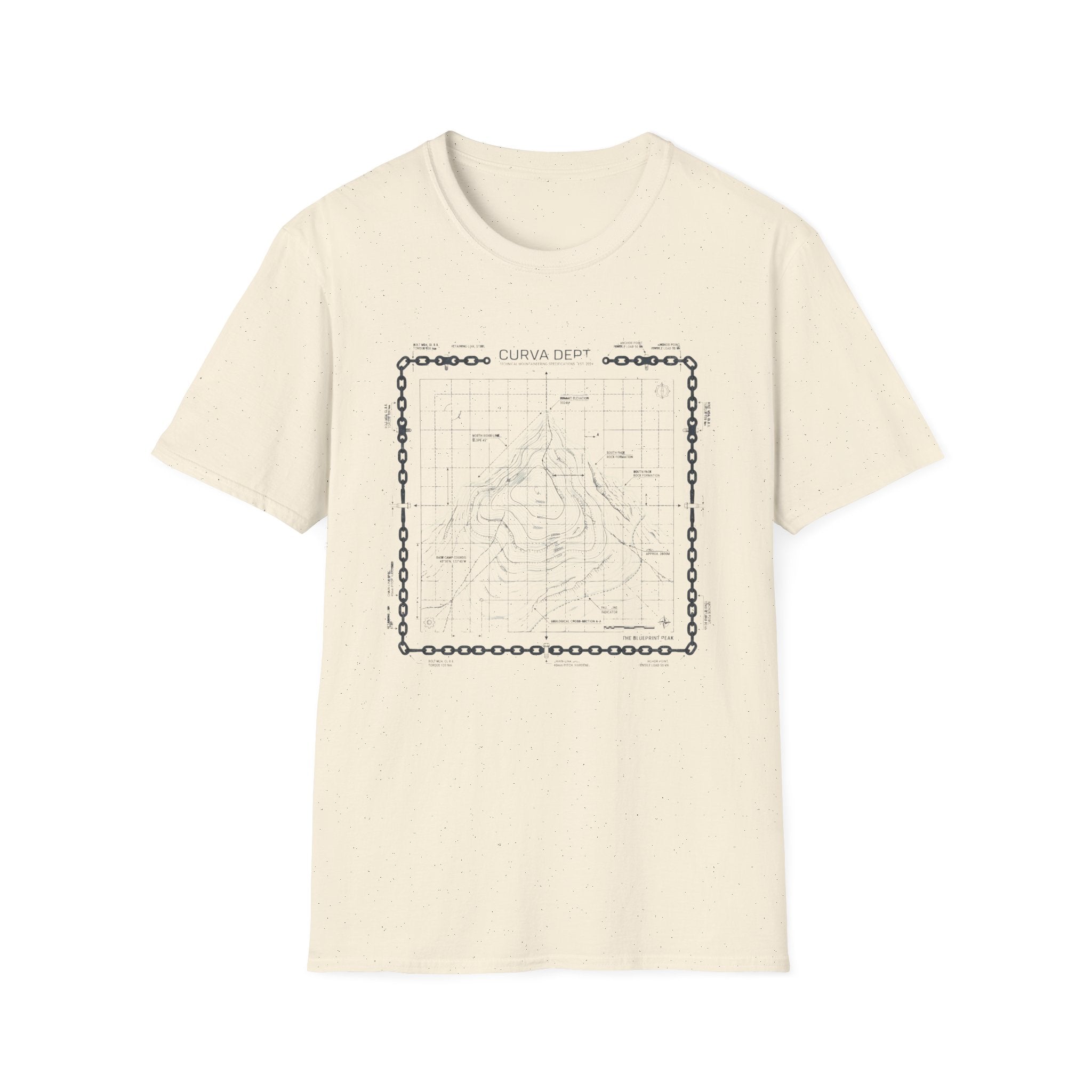 Blueprint peak  — Trail Culture Tee | Curva Department