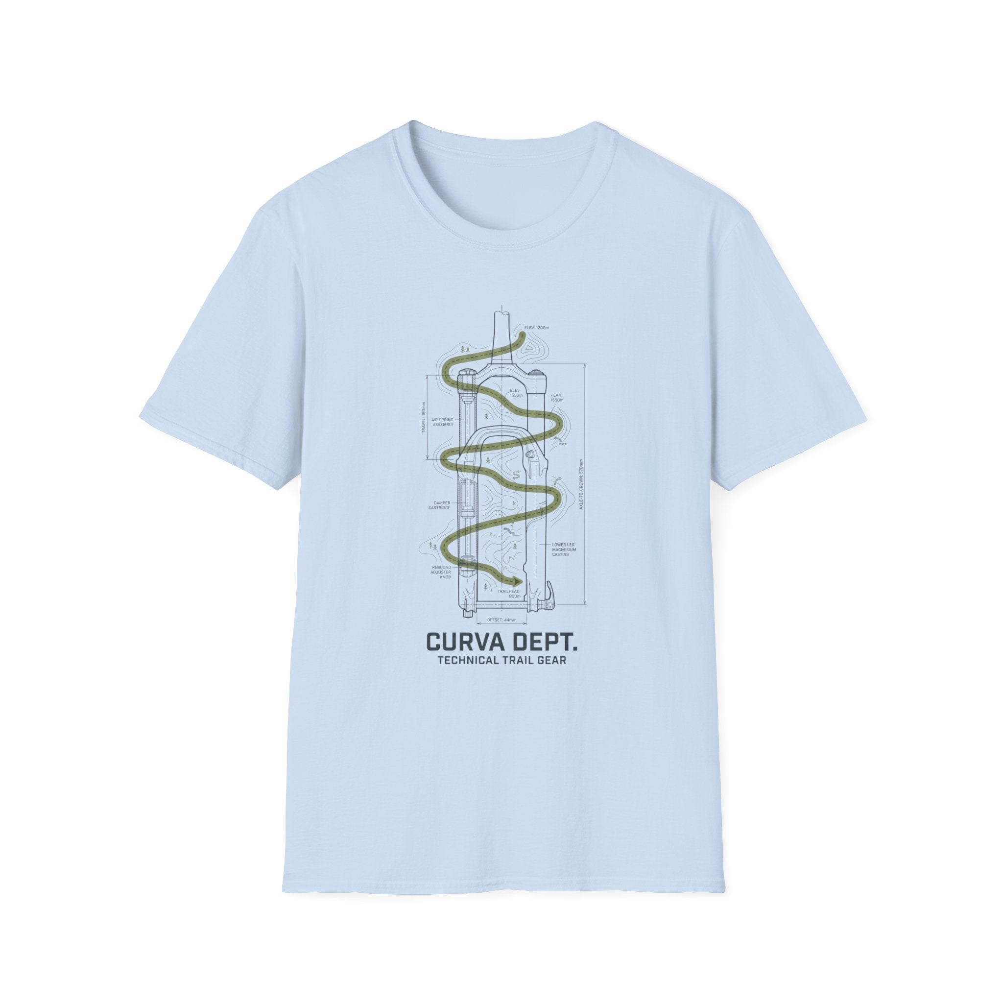 Blueprint trail  — Trail Culture Tee | Curva Department