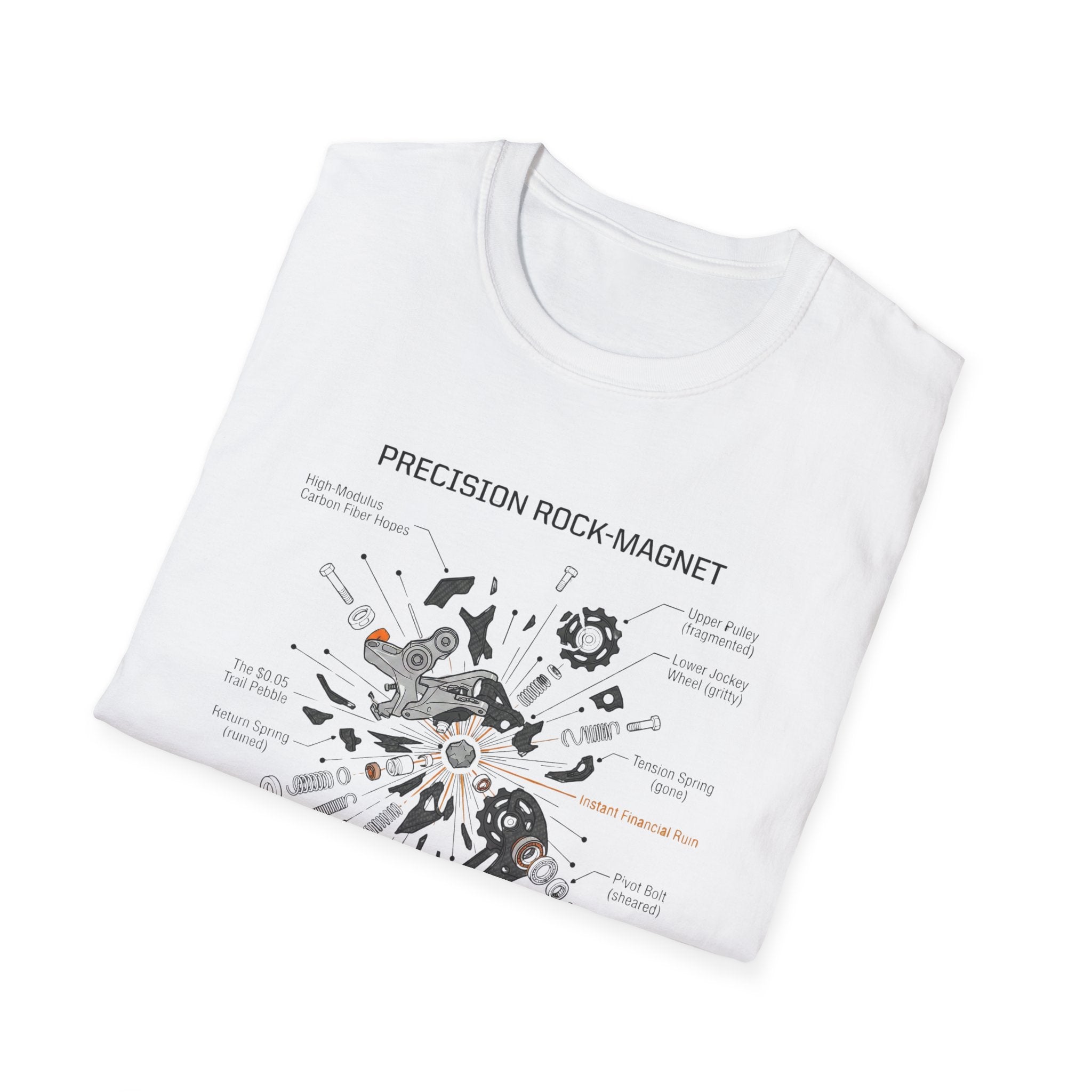 Precission rock magnet derailleur  — Trail Culture Tee | Curva Department
