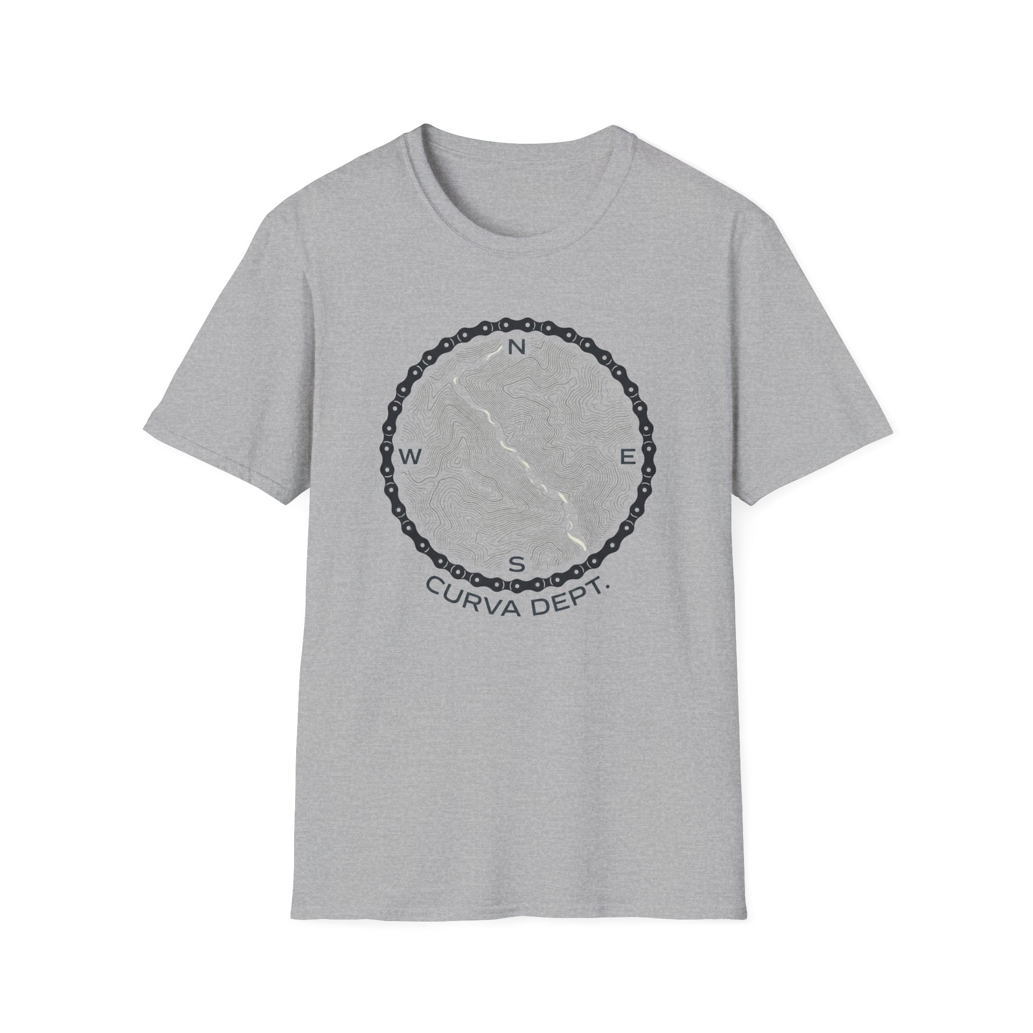 Compass chain  — Trail Culture Tee | Curva Department