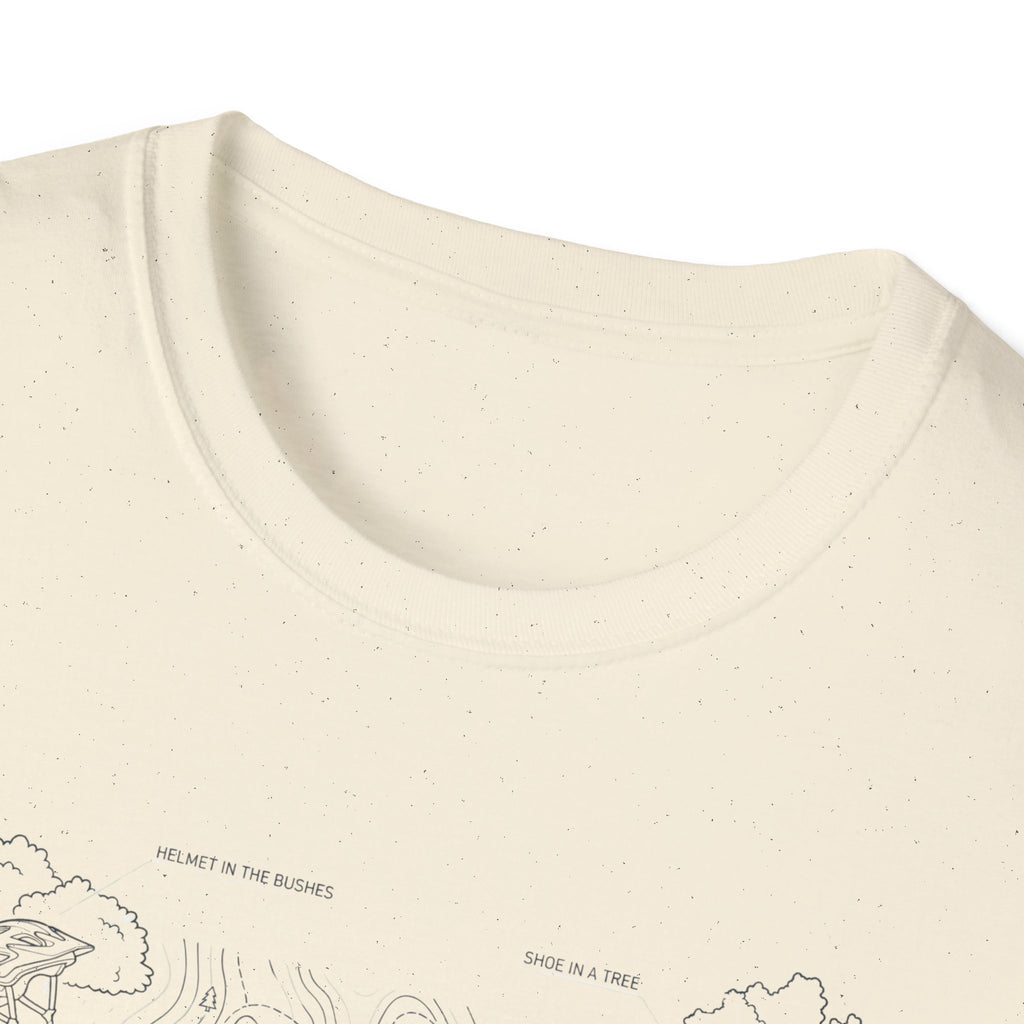 Yard sale schematic  — Trail Culture Tee | Curva Department