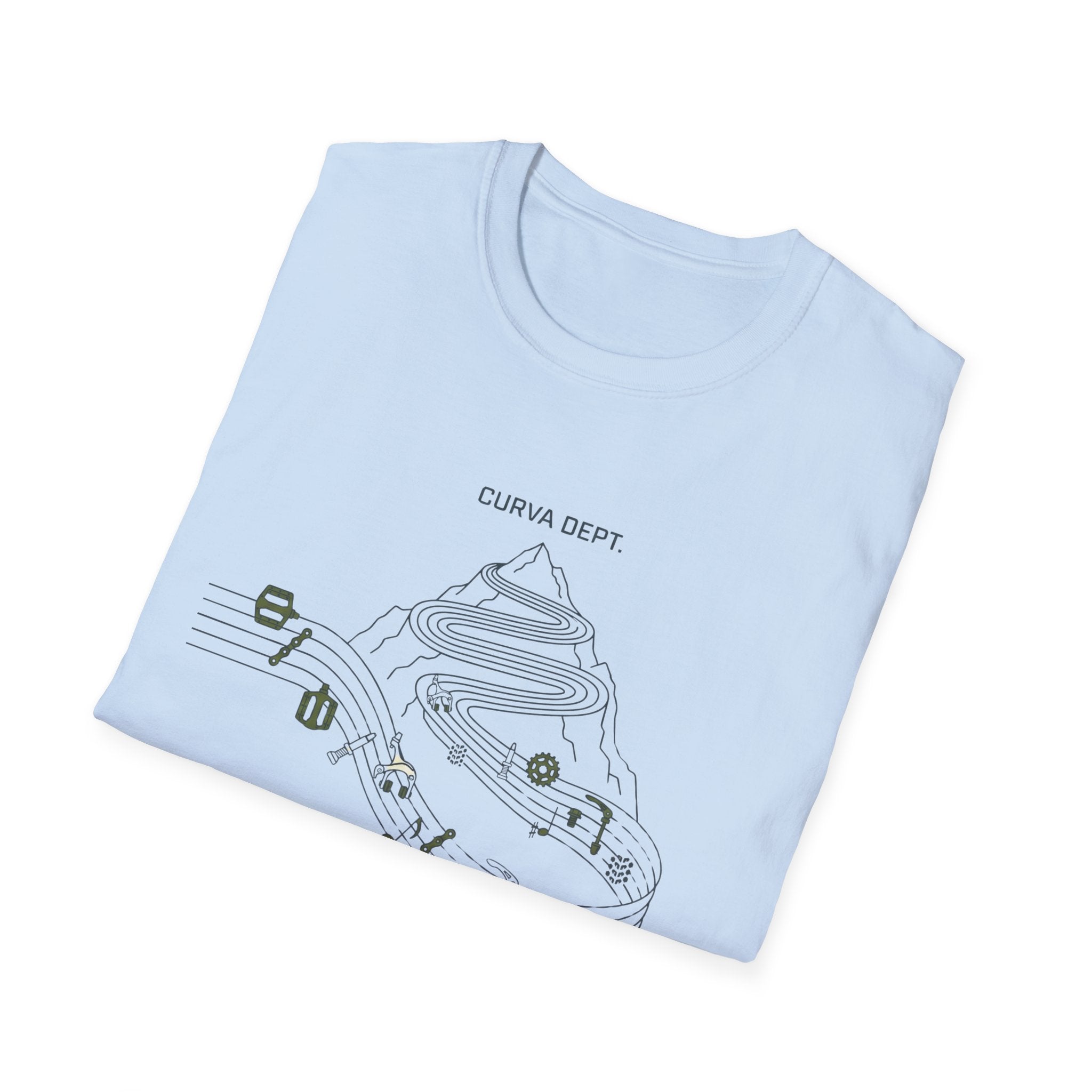 Sheet music switchback  — Trail Culture Tee | Curva Department