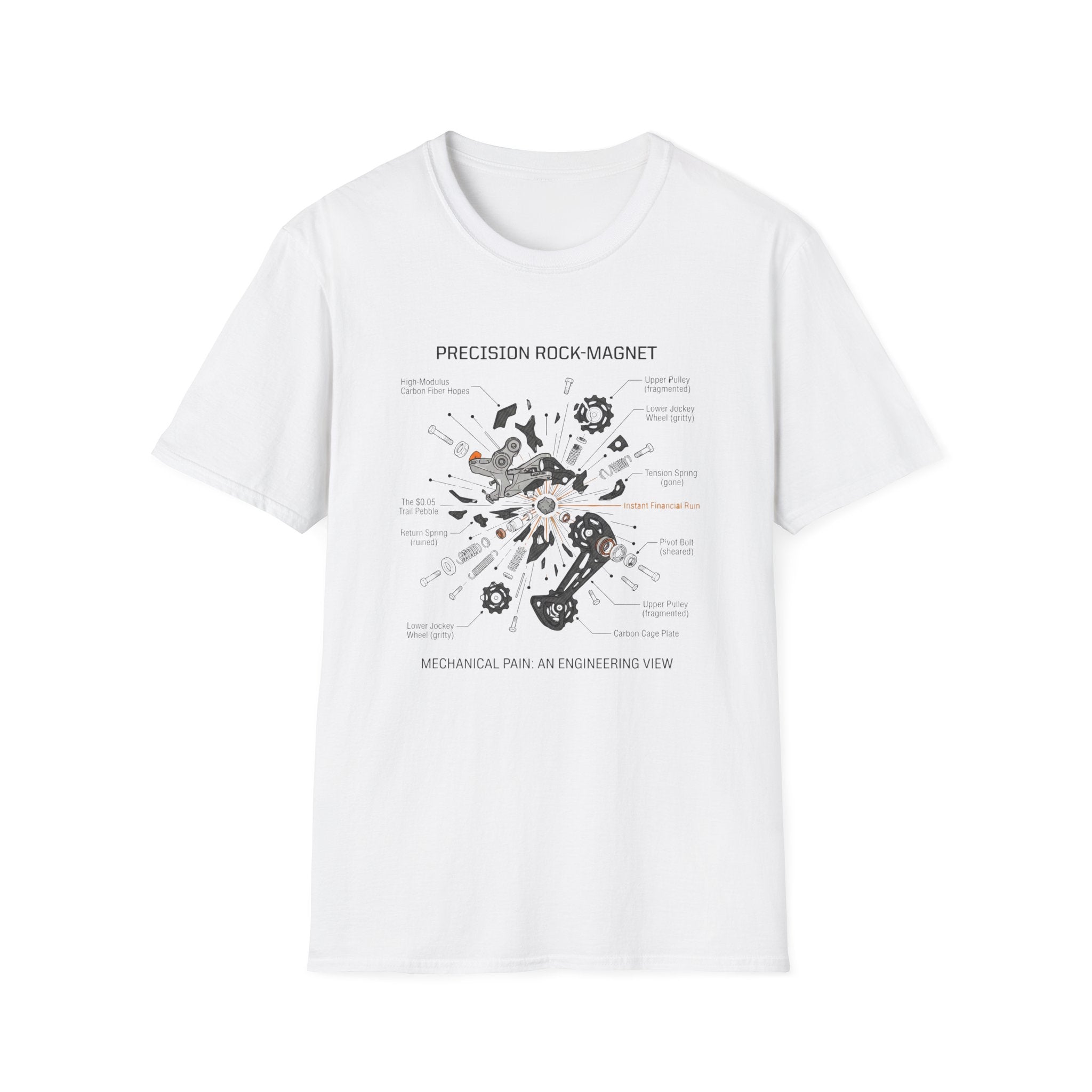 Precission rock magnet derailleur  — Trail Culture Tee | Curva Department