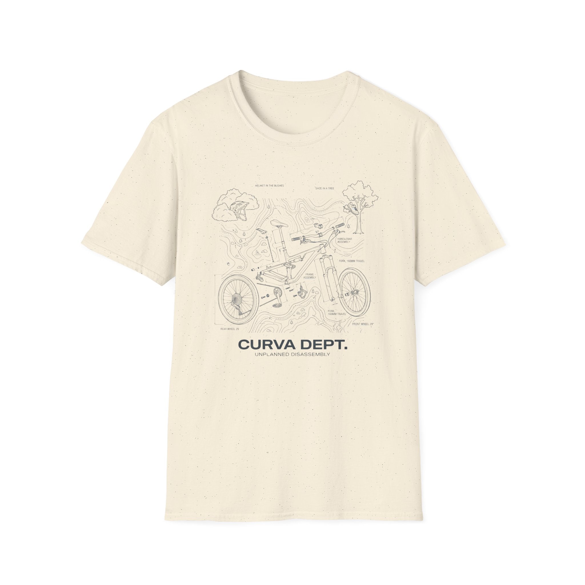 Yard sale schematic  — Trail Culture Tee | Curva Department