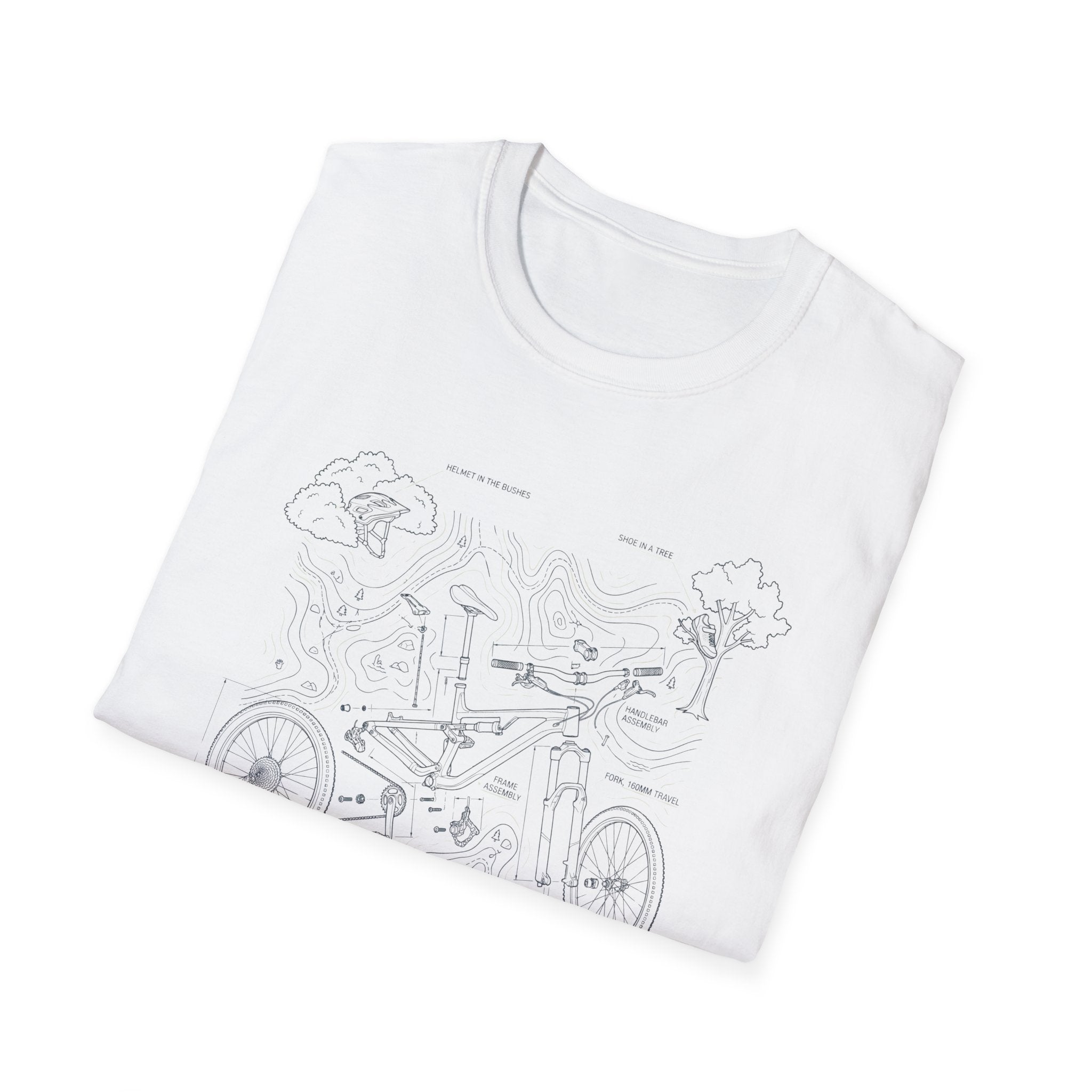 Yard sale schematic  — Trail Culture Tee | Curva Department