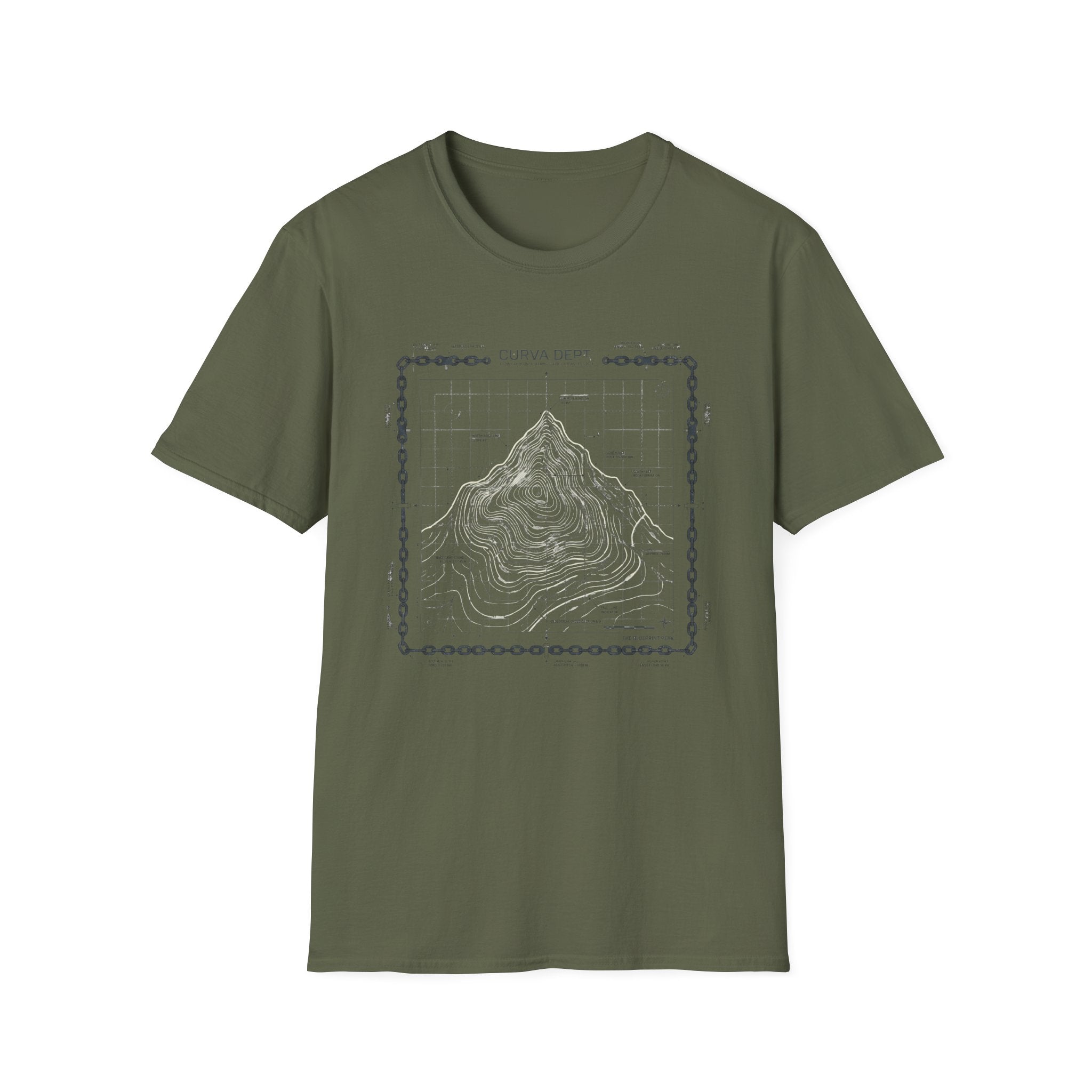 Blueprint peak  — Trail Culture Tee | Curva Department