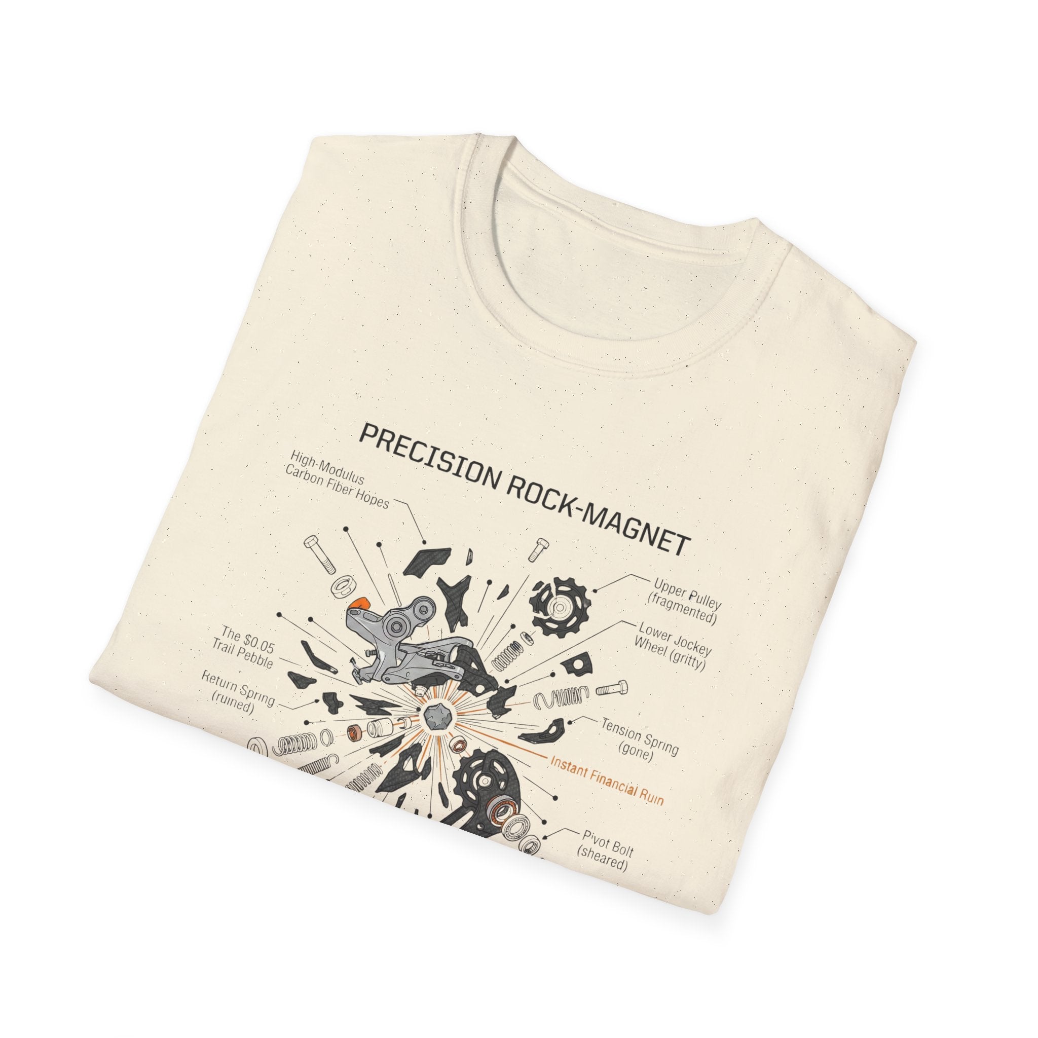 Precission rock magnet derailleur  — Trail Culture Tee | Curva Department