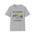 Curva Dept. Long way around  — Trail Culture Tee | Curva Department