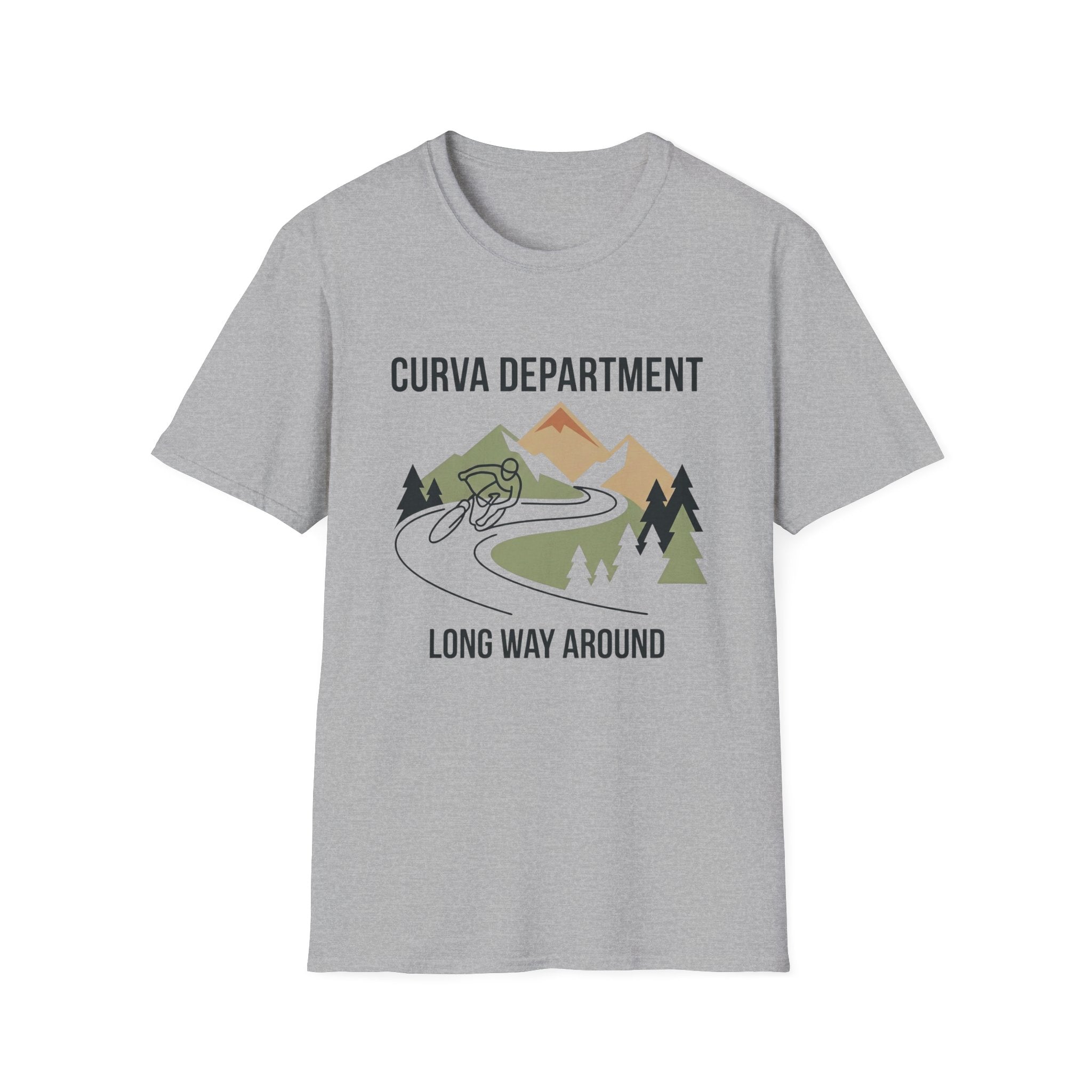 Curva Dept. Long way around  — Trail Culture Tee | Curva Department