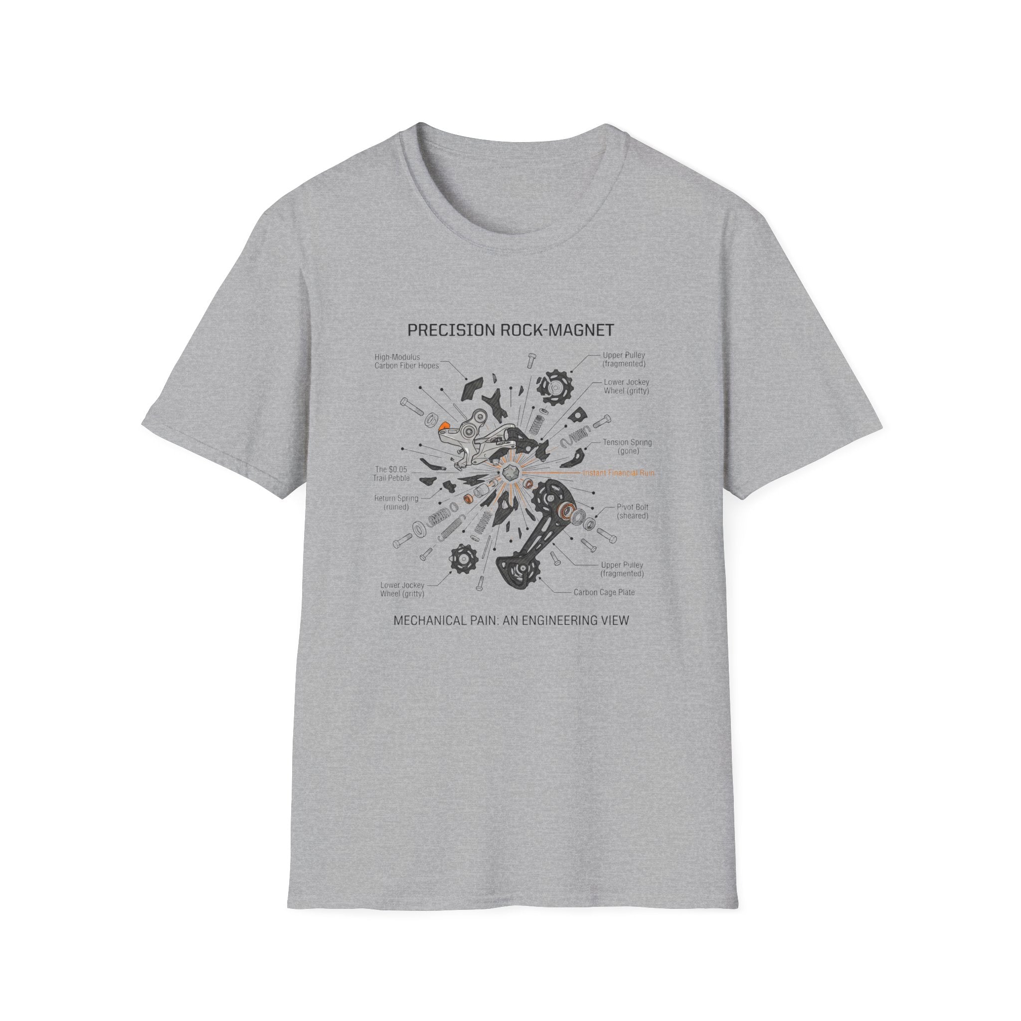 Precission rock magnet derailleur  — Trail Culture Tee | Curva Department