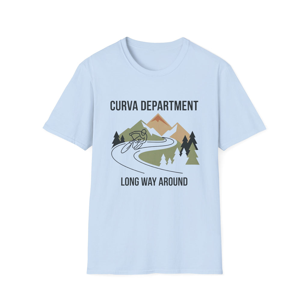 Curva Dept. Long way around  — Trail Culture Tee | Curva Department