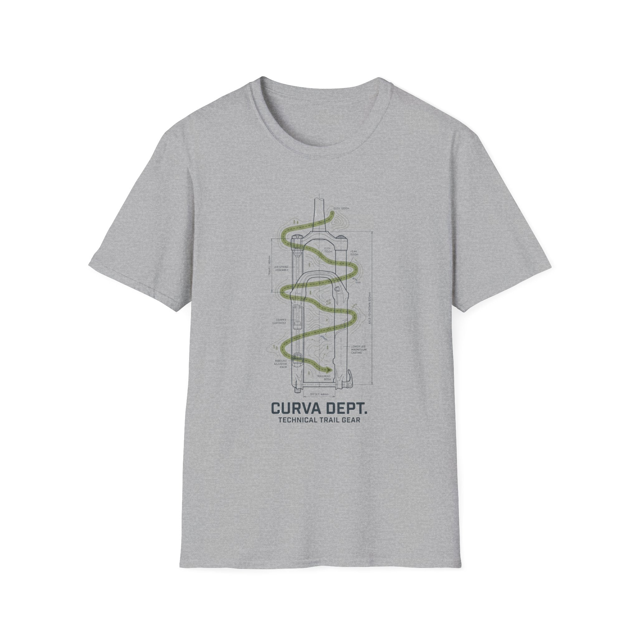 Blueprint trail  — Trail Culture Tee | Curva Department