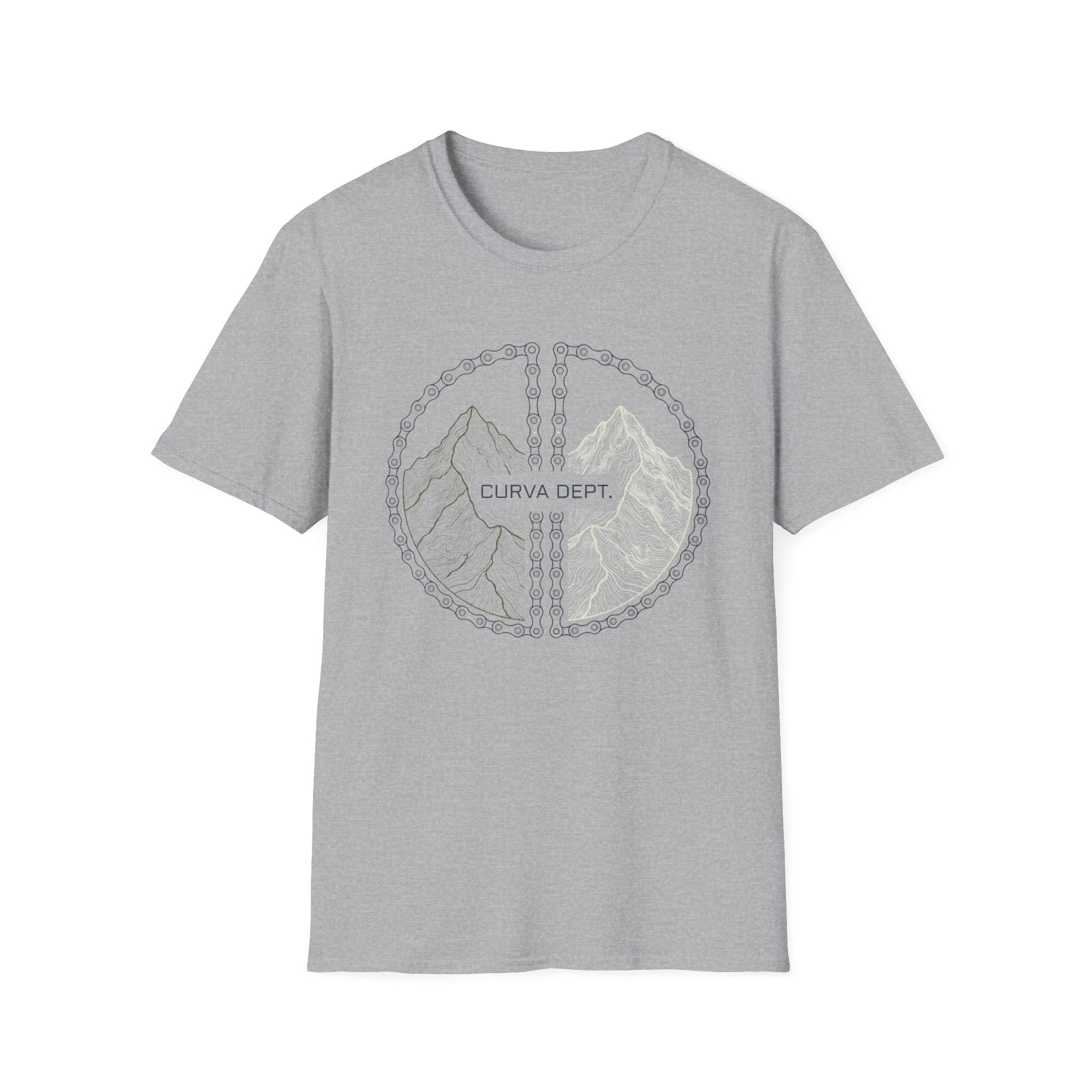 Split creek crest  — Trail Culture Tee | Curva Department