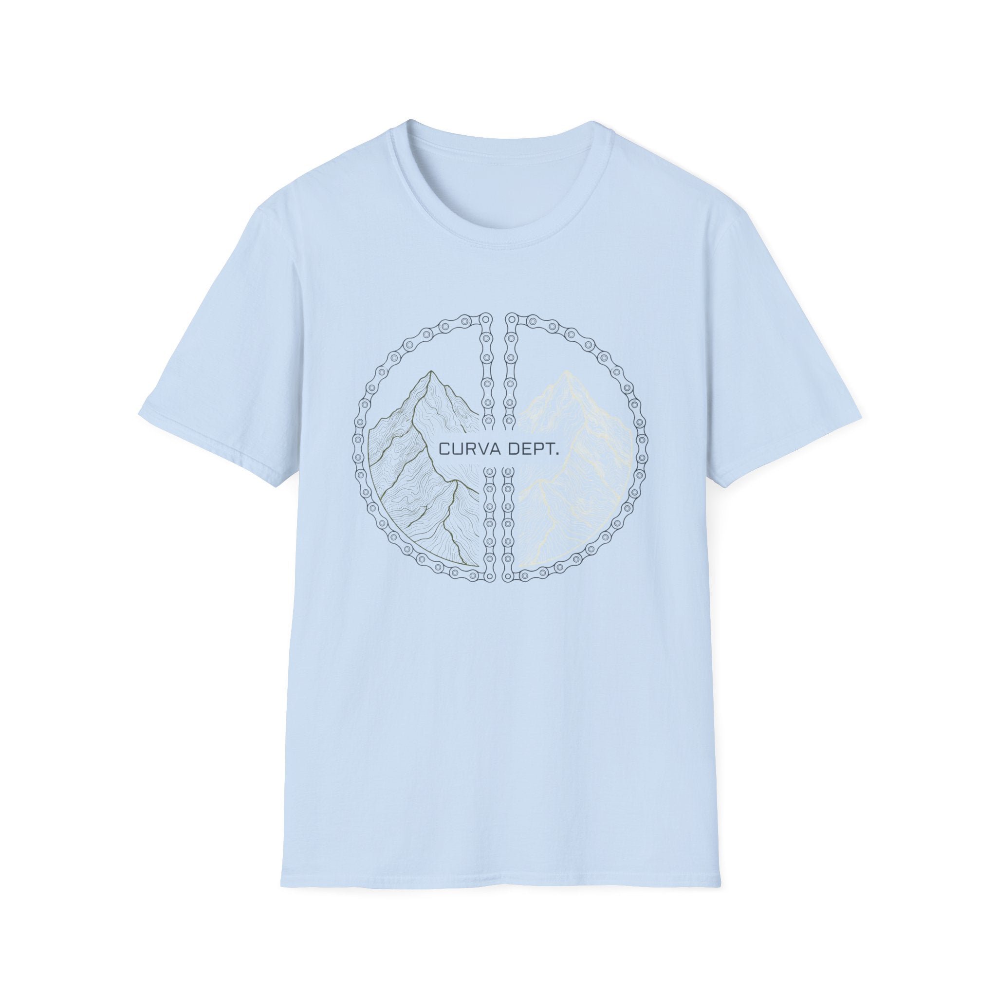 Split creek crest  — Trail Culture Tee | Curva Department