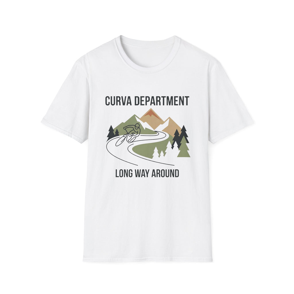 Curva Dept. Long way around  — Trail Culture Tee | Curva Department