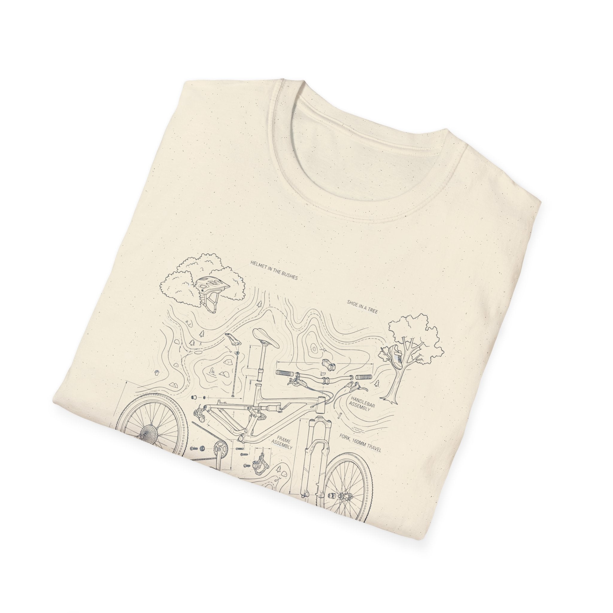 Yard sale schematic  — Trail Culture Tee | Curva Department