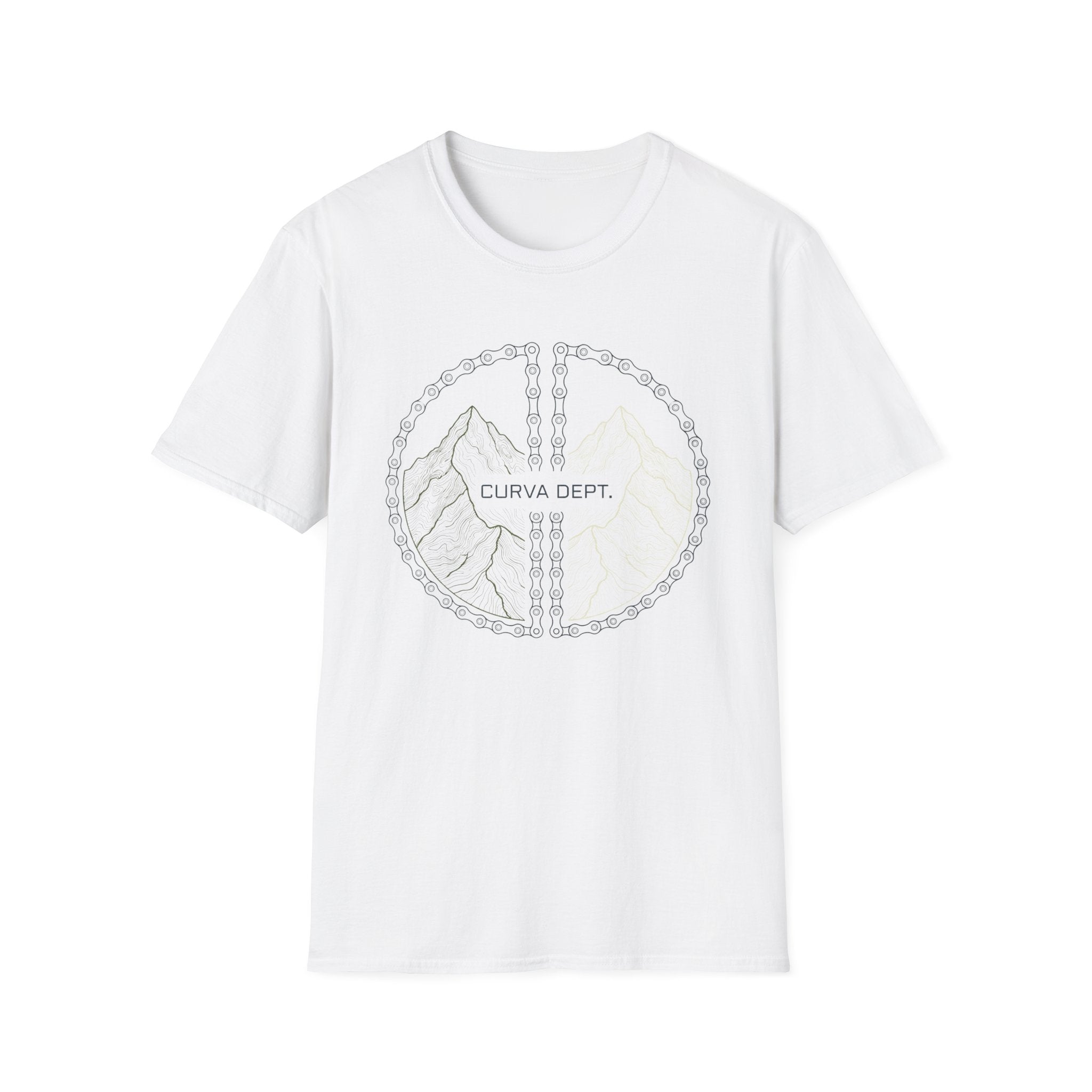 Split creek crest  — Trail Culture Tee | Curva Department