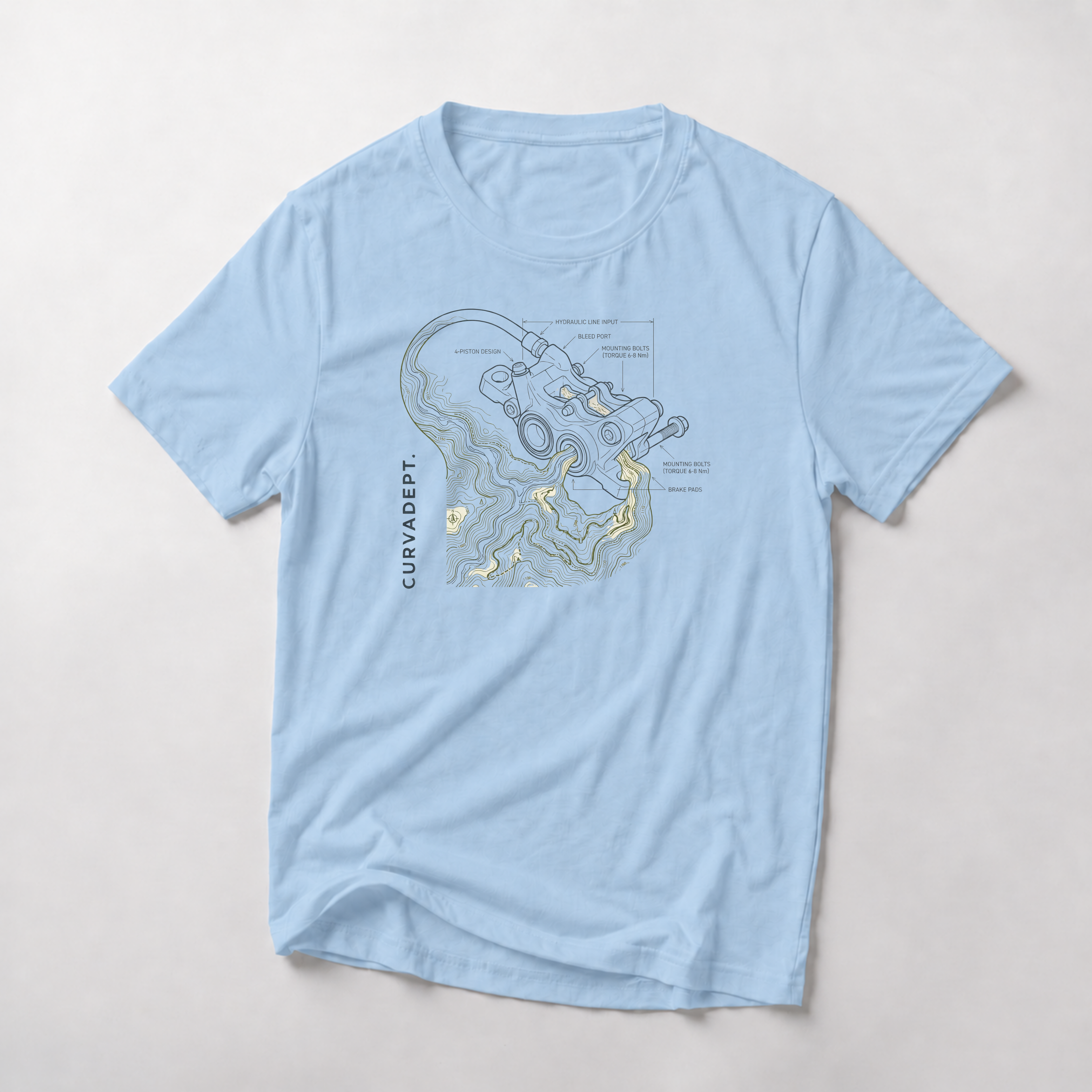 Caliper contour  — Trail Culture Tee | Curva Department