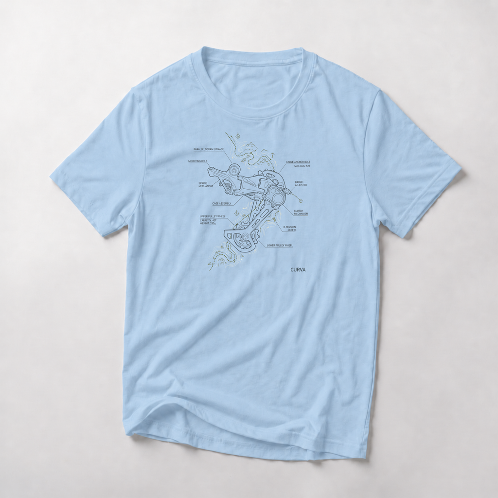 Derailleur path  — Trail Culture Tee | Curva Department