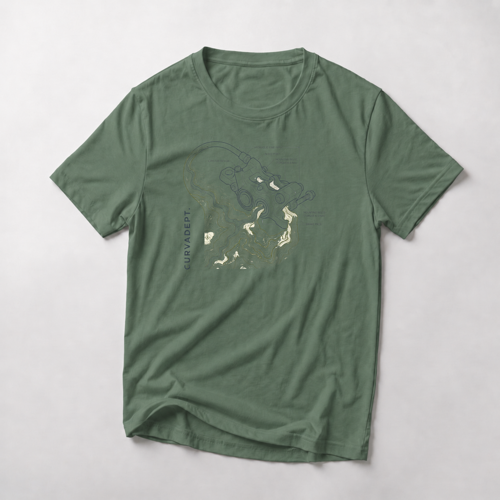 Caliper contour  — Trail Culture Tee | Curva Department