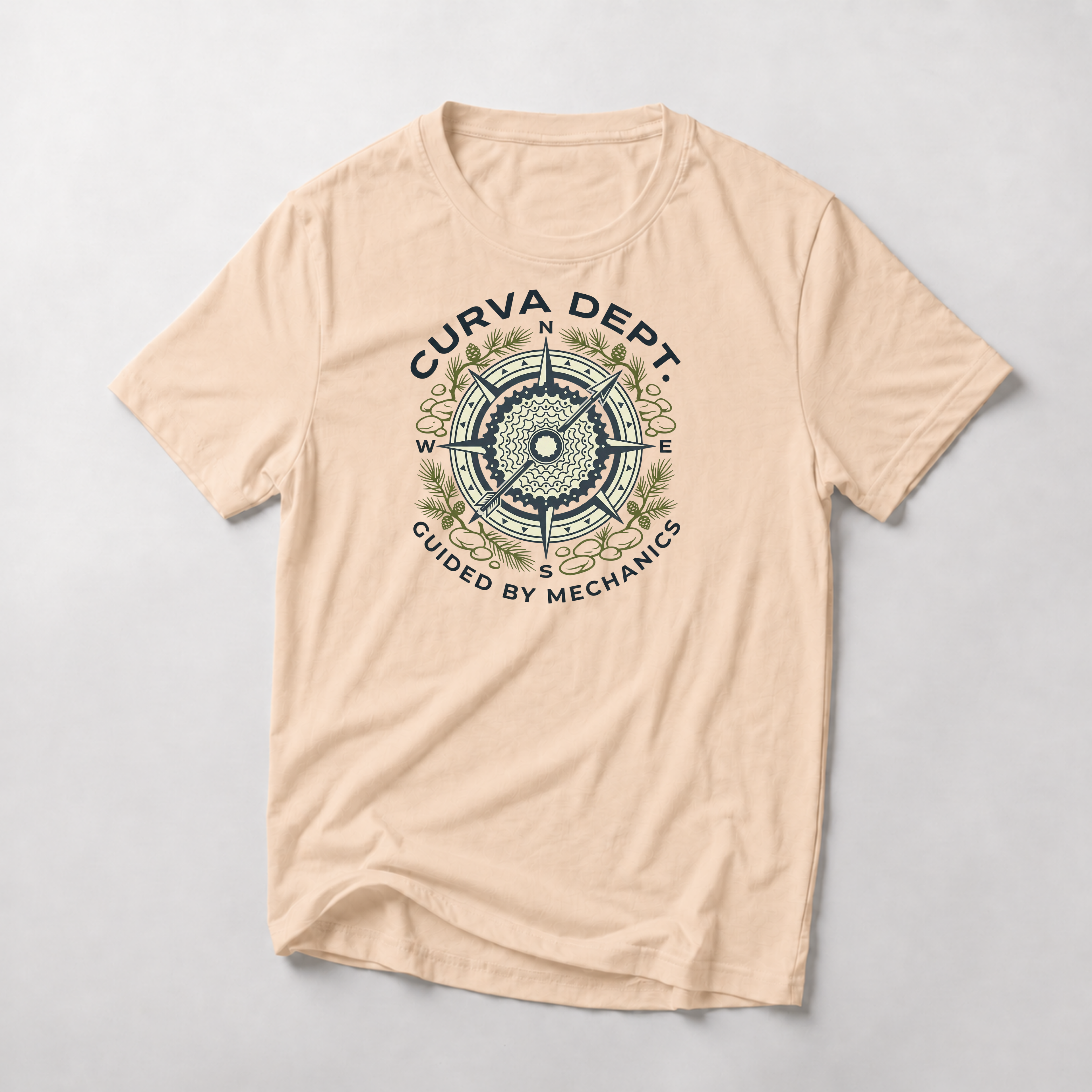 Cassette compass  — Trail Culture Tee | Curva Department