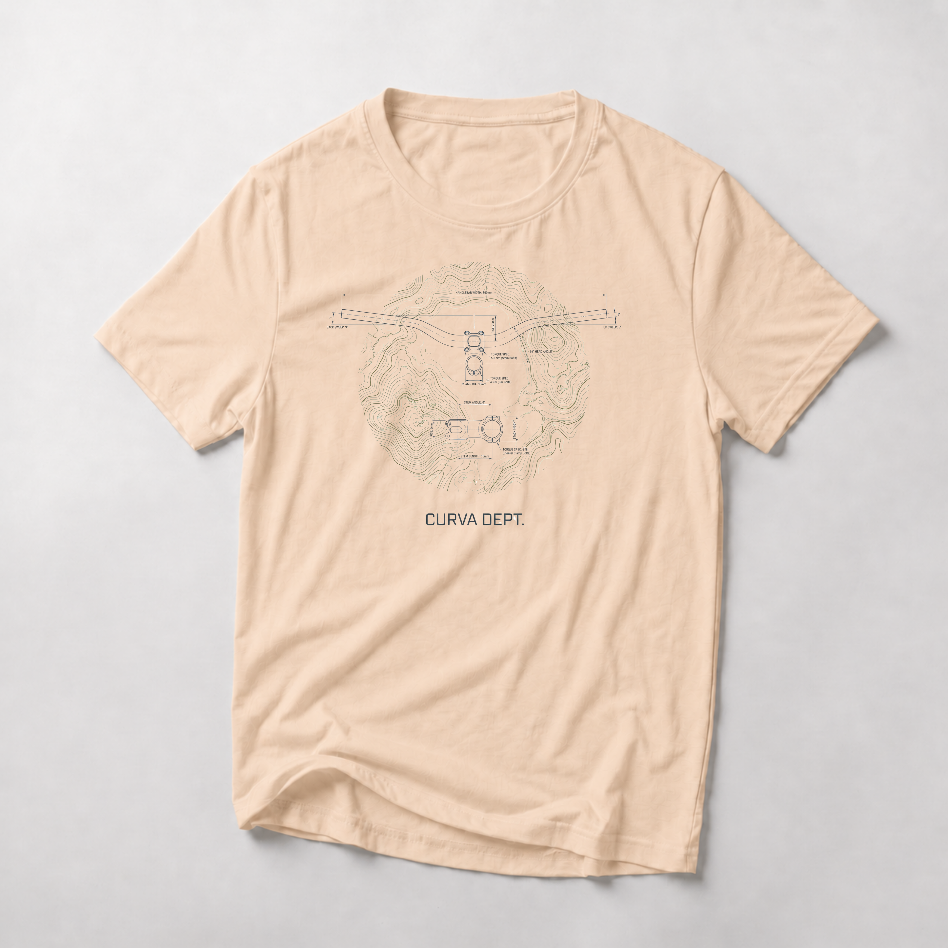 Cockpit handlebar  — Trail Culture Tee | Curva Department