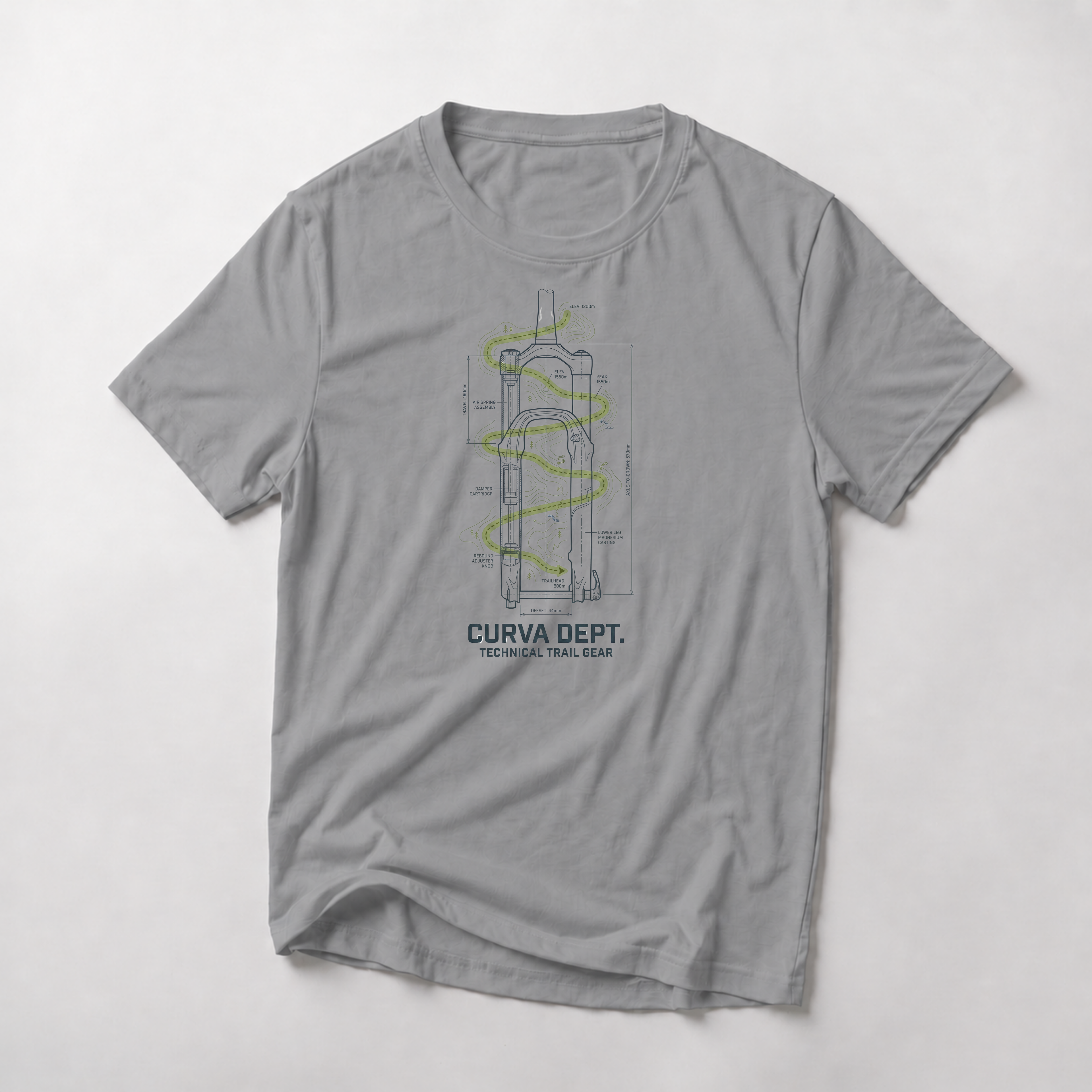Blueprint trail  — Trail Culture Tee | Curva Department