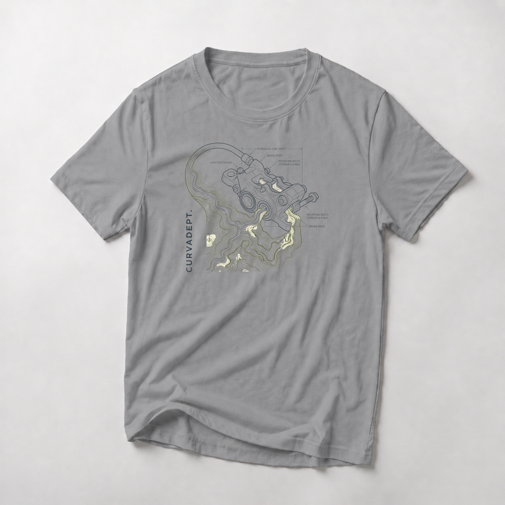 Caliper contour  — Trail Culture Tee | Curva Department