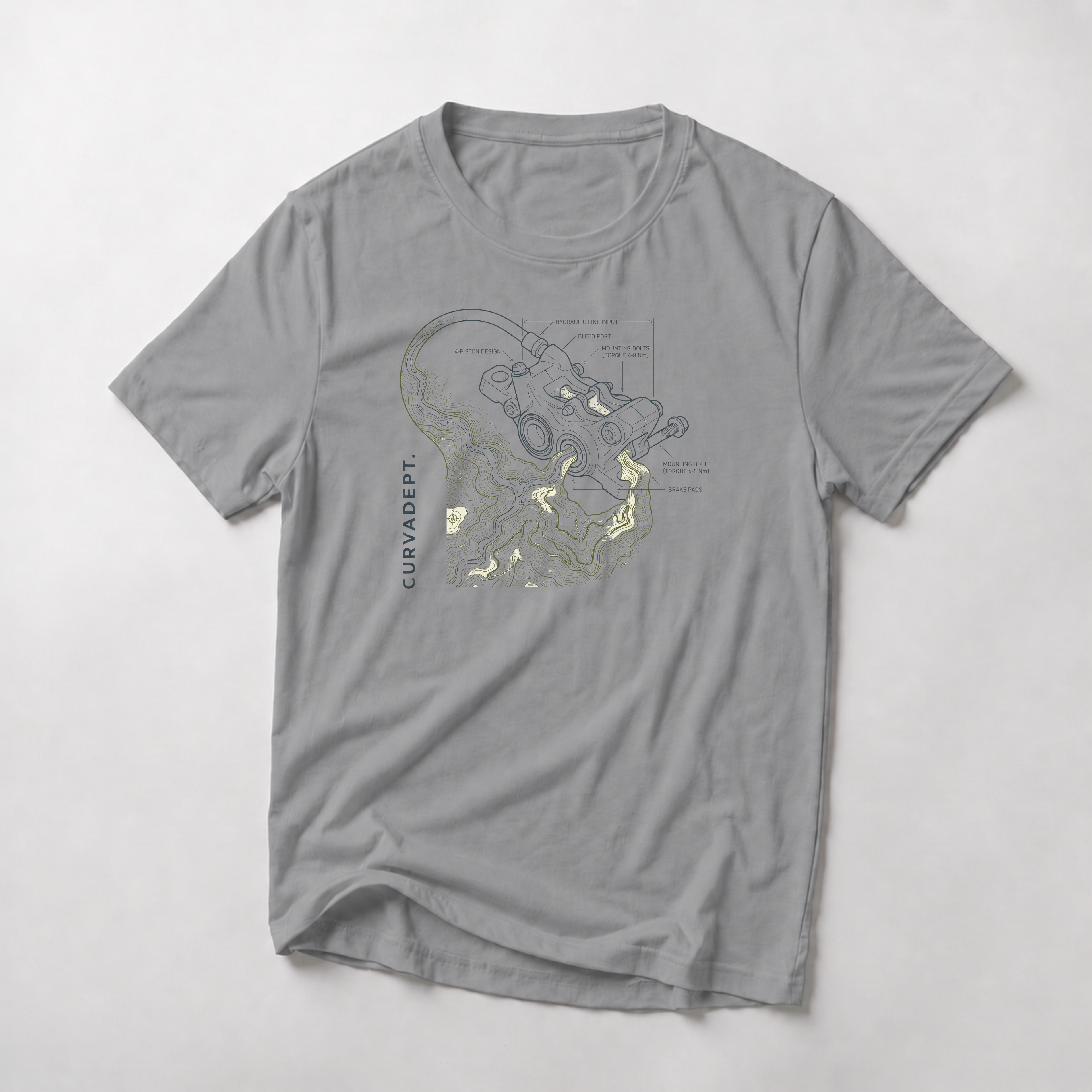 Caliper contour  — Trail Culture Tee | Curva Department