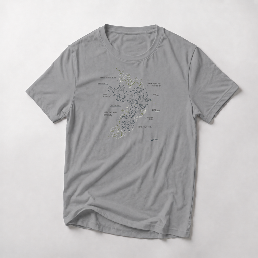 Derailleur path  — Trail Culture Tee | Curva Department